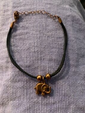 Vintage Copper Elephant🐘Charm Bracelet unisex